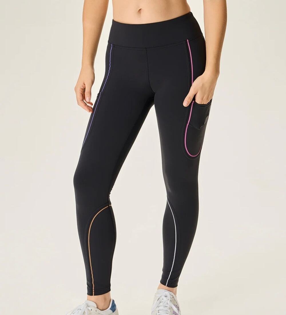 OUTDOOR VOICES FrostKnit 7/8 Leggings Black XXXL 3X